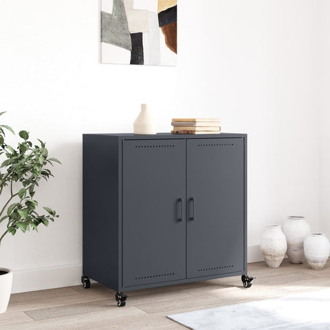 vidaXL Sideboard Anthracite 68x39x72 cm Steel