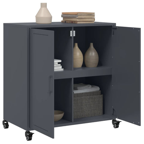 vidaXL Sideboard Anthracite 68x39x72 cm Steel