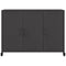 vidaXL Sideboard Black 100.5x39x72 cm Steel