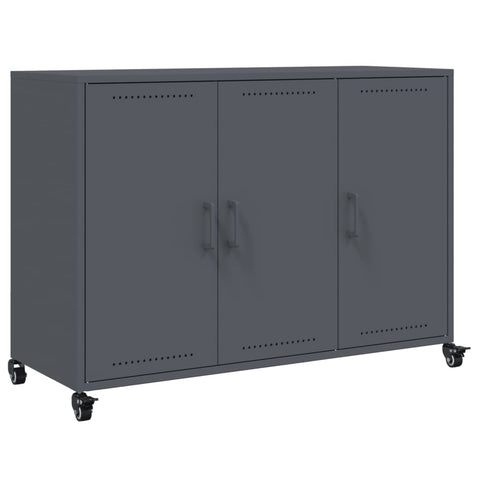vidaXL Sideboard Anthracite 100.5x39x72 cm Steel