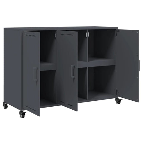vidaXL Sideboard Anthracite 100.5x39x72 cm Steel