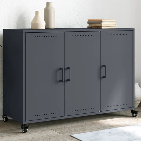 vidaXL Sideboard Anthracite 100.5x39x72 cm Steel