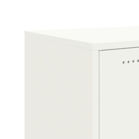 vidaXL Sideboard White 100.5x39x72 cm Steel