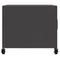 vidaXL Coffee Table Black 68x50x43.5 cm Steel