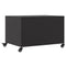 vidaXL Coffee Table Black 68x50x43.5 cm Steel