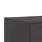 vidaXL Coffee Table Black 68x50x43.5 cm Steel