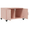 vidaXL Coffee Table Pink 68x50x43.5 cm Steel