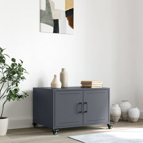 vidaXL Coffee Table Anthracite 68x50x43.5 cm Steel