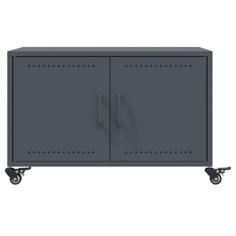 vidaXL Coffee Table Anthracite 68x50x43.5 cm Steel