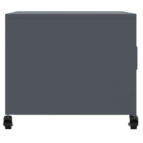 vidaXL Coffee Table Anthracite 68x50x43.5 cm Steel
