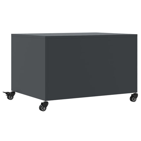 vidaXL Coffee Table Anthracite 68x50x43.5 cm Steel