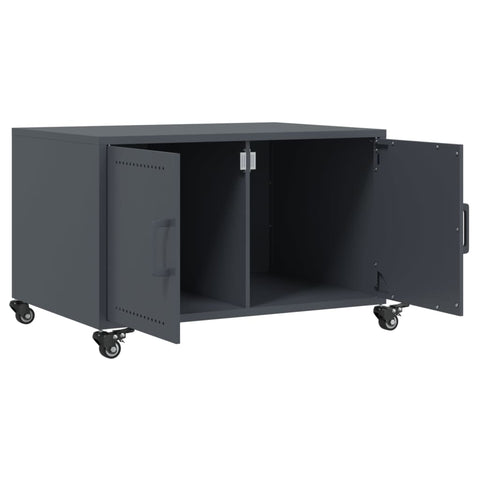 vidaXL Coffee Table Anthracite 68x50x43.5 cm Steel