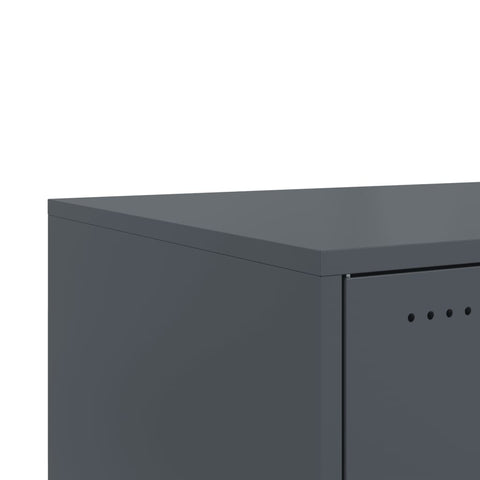 vidaXL Coffee Table Anthracite 68x50x43.5 cm Steel