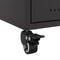 vidaXL Bedside Cabinet Black 36x39x43.5 cm Steel
