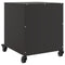 vidaXL Bedside Cabinets 2 pcs Black 36x39x43.5 cm Steel