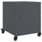 vidaXL Bedside Cabinet Anthracite 36x39x43.5 cm Steel