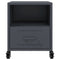 vidaXL Bedside Cabinets 2 pcs Anthracite 36x39x43.5 cm Steel