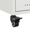 vidaXL Bedside Cabinets 2 pcs White 36x39x43.5 cm Steel