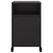 vidaXL Bedside Cabinets 2 pcs Black 36x39x59 cm Steel