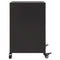 vidaXL Bedside Cabinets 2 pcs Black 36x39x59 cm Steel
