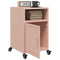 vidaXL Bedside Cabinets 2 pcs Pink 36x39x59 cm Steel