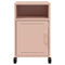 vidaXL Bedside Cabinets 2 pcs Pink 36x39x59 cm Steel