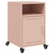 vidaXL Bedside Cabinets 2 pcs Pink 36x39x59 cm Steel