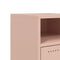 vidaXL Bedside Cabinets 2 pcs Pink 36x39x59 cm Steel
