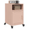 vidaXL Bedside Cabinets 2 pcs Pink 36x39x59 cm Steel