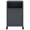vidaXL Bedside Cabinet Anthracite 36x39x59 cm Steel