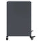 vidaXL Bedside Cabinet Anthracite 36x39x59 cm Steel
