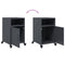 vidaXL Bedside Cabinet Anthracite 36x39x59 cm Steel
