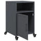 vidaXL Bedside Cabinet Anthracite 36x39x59 cm Steel