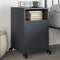 vidaXL Bedside Cabinet Anthracite 36x39x59 cm Steel