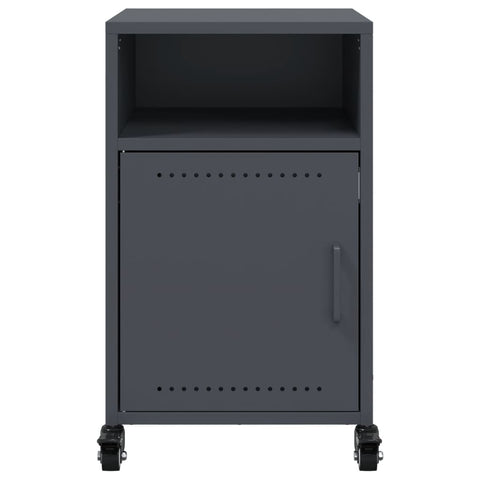 vidaXL Bedside Cabinets 2 pcs Anthracite 36x39x59 cm Steel