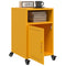 vidaXL Bedside Cabinet Mustard Yellow 36x39x59 cm Steel
