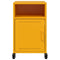 vidaXL Bedside Cabinets 2 pcs Mustard Yellow 36x39x59 cm Steel