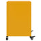vidaXL Bedside Cabinets 2 pcs Mustard Yellow 36x39x59 cm Steel