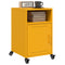 vidaXL Bedside Cabinets 2 pcs Mustard Yellow 36x39x59 cm Steel