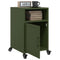 vidaXL Bedside Cabinets 2 pcs Olive Green 36x39x59 cm Steel