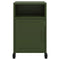 vidaXL Bedside Cabinets 2 pcs Olive Green 36x39x59 cm Steel