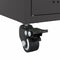 vidaXL Bedside Cabinet Black 36x39x59 cm Steel