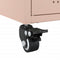 vidaXL Bedside Cabinet Pink 36x39x59 cm Steel