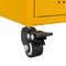 vidaXL Bedside Cabinet Mustard Yellow 36x39x59 cm Steel