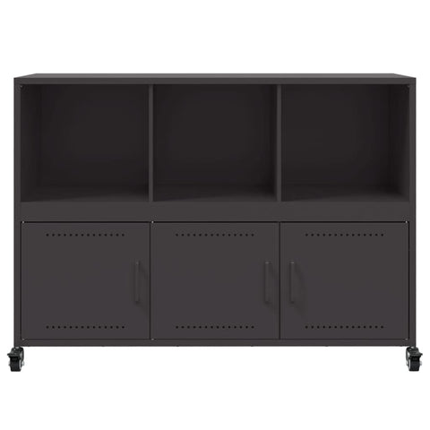 vidaXL Sideboard Black 100.5x39x72 cm Steel