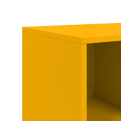 vidaXL Sideboard Mustard Yellow 100.5x39x72 cm Steel