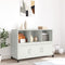 vidaXL Sideboard White 100.5x39x72 cm Steel