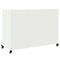 vidaXL Sideboard White 100.5x39x72 cm Steel