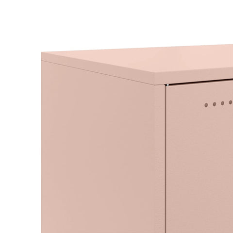 vidaXL Sideboard Pink 100.5x39x72 cm Steel