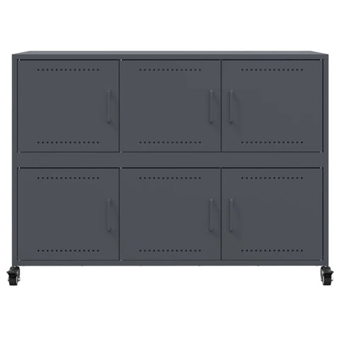 vidaXL Sideboard Anthracite 100.5x39x72 cm Steel